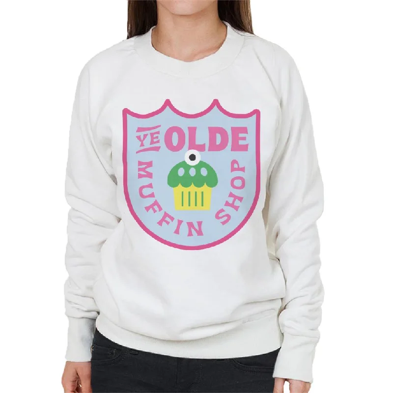 fashionable gym hoodieShrek Ye Olde Muffin Shop Women's Sweatshirt